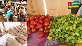 Cooking Delicious Togolese food Pounded YamFufu with Peanut stew Cost of living in Lomé Togo [upl. by Alleusnoc]