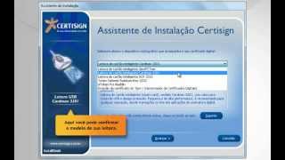 Certisign  Video Tutorial Cartão Inteligente [upl. by Fagan]