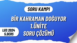 LGS 2024 İnkılap Tarihi 1Ünite Soru Çözümü  Soru Kamp [upl. by Bendicty575]