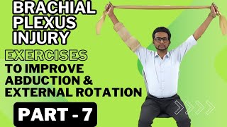 Brachial Plexus Injury  Exercises Part 7 Exercises to gain External Rotation Of Shoulder [upl. by Adiesirb233]