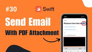 Swift 4 amp Xcode 10  How to Send an Email With PDF File Attachment in iOS Hindi [upl. by Chiang]