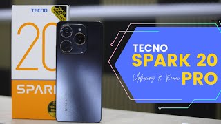 TECNO Spark 20 Pro Unboxing amp Review  TECNO Spark 20 Pro Price in Pakistan [upl. by Oap]