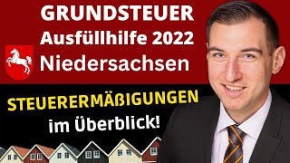 Grundsteuererklärung Niedersachsen 2022 in Elster ausfüllen 🏠 Grundsteuer Niedersachsen [upl. by Lledyl]