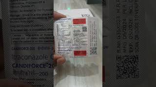 Candiforce 200mg capsule use dose aur side effects shorts ytshorts [upl. by Tychonn]