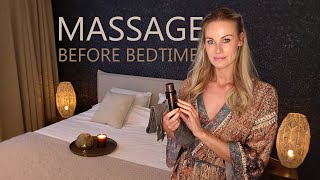 CLOSEUP ASMR  Relaxing Massage amp Personal Attention before Bedtime [upl. by Robbyn]