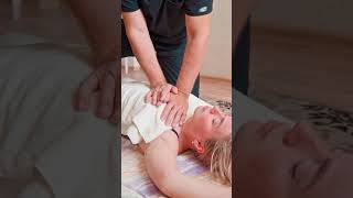 Back and neck chiropractic adjustments for Katherine chiropracticadjustments [upl. by Yzzik]