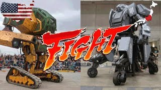 Giant Robot Duel  MegaBot VS Kuratas クラタス Supercut Fights only [upl. by Dinnage806]