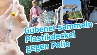 Gubener sammeln Deckel gegen Polio [upl. by Lindon]