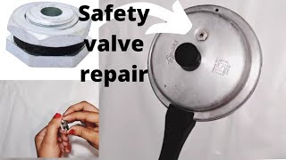 Pressure cooker safety valve Repair in emergency  cooker dhakkan repair [upl. by Yklam]