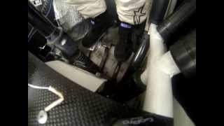 Foot Cam  Matt Isbell Datsun 240Z Heel and Toe rev matching and left foot braking [upl. by Alan]