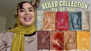 Veiled Collection Chiffon Hijab Try On Haul  Simply Brinny [upl. by Anahpos571]