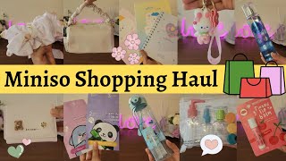 MINISO Shopping Haul videoCute amp Useful Finds at MinisoStarts at Rs 90 [upl. by Joyann]