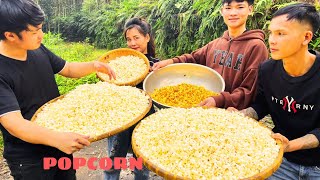 POPCORN  Spicy Butter Popcorn Recipe Cooking  Home Made Easy Popcorn Snack Recipe [upl. by Dorlisa]