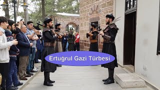 Ertuğrul gazi türbesi nöbet değişimi [upl. by Pasahow]