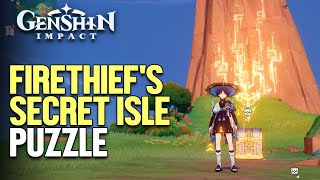 Firethiefs Secret Isle Puzzle Genshin Impact [upl. by Fortunato]