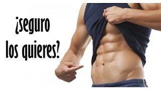 ¿seguro quieres abdominales marcados la realidad [upl. by Nuawtna]