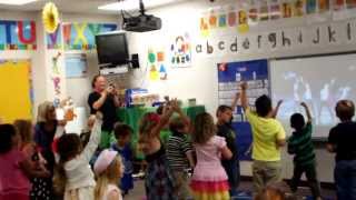 Mrs Eatons PreK class dancing to Just dance 4 One direction  Beautiful [upl. by Ettennil65]