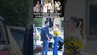 Jennifer Lopez has officially filed for divorce from Ben Affleck after months of split rumors [upl. by Odawa173]