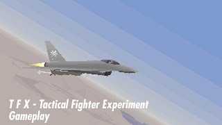 PC DOS TFX  Tactical Fighter Experiment  Gameplay [upl. by Rettuc429]