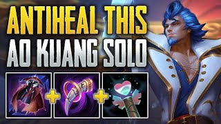 BUILD ANTIHEAL OR LOSE Ao Kuang Solo Gameplay SMITE Conquest [upl. by Znarf631]