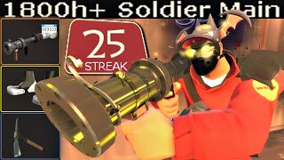 The DieHardmann🔸1800 Hours Soldier Main Experience TF2 Gameplay [upl. by Forkey]