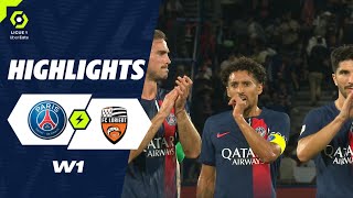 PARIS SAINTGERMAIN  FC LORIENT 0  0  Highlights  PSG  FCL  20232024 [upl. by Einallem788]