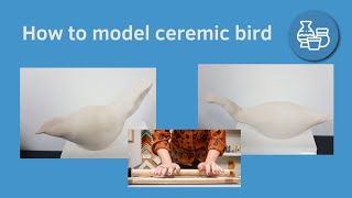 Live tutorial keramiek vogel maken van klei  ceramic bird making clay kunstenares Bertina Tilma [upl. by Leiser775]