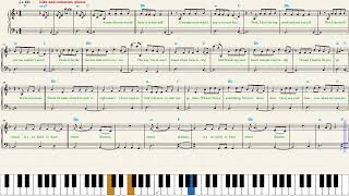 Koe Wetzel — Sweet Dreams — Piano Sheet Music [upl. by Phenice900]