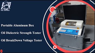 Portable Oil Breakdown Voltage Tester Insulating oil dielectric strength tester [upl. by Malliw]