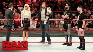 Seth Rollins and Finn Bálor want the Universal Championship Raw May 1 2017 [upl. by Estrella]