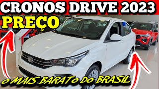 NOVO CRONOS DRIVE 2023 PREÇO E EQUIPAMETOS [upl. by Ykcul27]