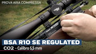 Bsa R10 Se Regulated CO2 cal 55 mm  Recensione completa e prova  Armi Magazine [upl. by Pry]