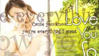 I Love You So with lyrics  Toni Gonzaga [upl. by Bernadette163]