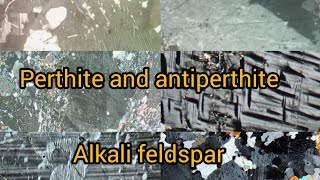 perthite and antiperthite twinning alkali feldspar in thin section under optical microscopekspar [upl. by Subak]