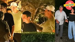 TOM BRADY GRABS DINNER WITH OLDER SON JOHN amp ALEC BALDWIN AND HILARIA LEAVE DINNER IN THE HAMPTONS [upl. by Haon634]