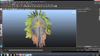 Plant Factory to Maya  Using the FBX Import Script [upl. by Ycnuahc]