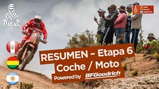 Resumen  CocheMoto  Etapa 6 Arequipa  La Paz  Dakar 2018 [upl. by Enal770]