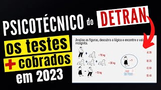 PSICOTECNICO DETRAN 2023 – Testes de atenção  Exames psicológicos  Avaliação Psicológica Detran [upl. by Coleville]