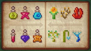 Terraria 144 Buff Potion Crafting Recipes [upl. by Aillij]