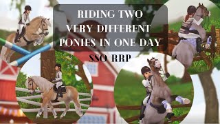 SSO RRP  Riding two VERY different ponies in one day  Autumn Oakwin [upl. by Nahtannhoj923]