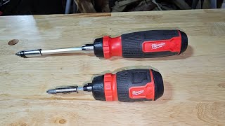 Milwaukees new ratcheting screwdrivers review [upl. by Finnegan]