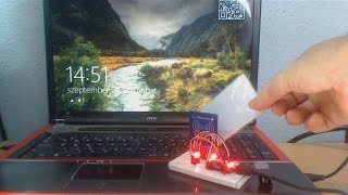 Arduino RFID Windows login [upl. by Ayhtak]