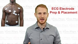 ECG Electrode Prep and Placement [upl. by Matias]