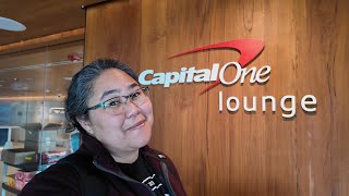 Capital One Lounge Review at Dulles Airport IAD [upl. by Atrahc566]