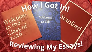 The Essays That Got Me Into Harvard Yale and Stanford [upl. by Ecnerret]