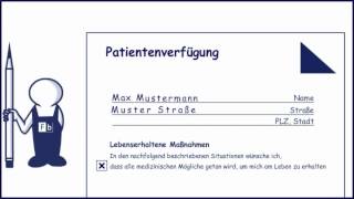 Patientenverfügung  so geht das [upl. by Vincenta]