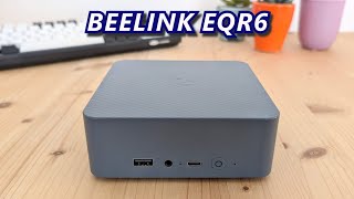 Beelink EQR6 mini PC AMD Ryzen y fuente integrada [upl. by Gelman]