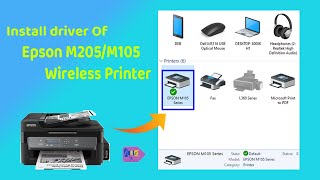 How To install driver Of Epson M205 AllInOne Wireless Printer in hindi 2020 Our Best Solution [upl. by Nylednarb]