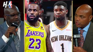 Inside the NBA reacts to Pelicans vs Lakers Semis Highlights Discusses Zion Performance Tonight [upl. by Ammadas]