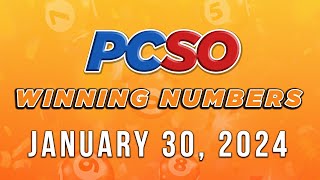 P82M Jackpot Ultra Lotto 658 2D 3D 6D Lotto 642 and Super Lotto 649  January 30 2024 [upl. by Ateval682]